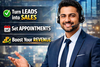 conduct high converting sales calls and close leads for you