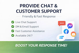 be your chat support agent