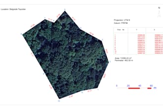 convert coordinates into dwg PDF site plans
