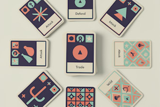 create playing card, card illustration