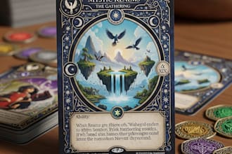 card game design, custom trading card design