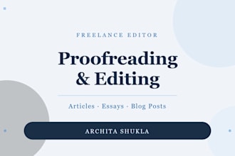 proofread and edit your content