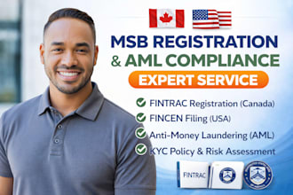 handle msb registration, fintrac, fincen, aml compliance msb money service