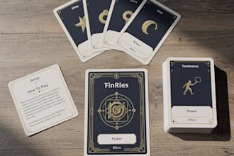 design trading card, nft, game card, tcg card for you