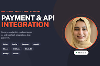 integrate stripe paypal payment gateway open ai claude and webhook integration