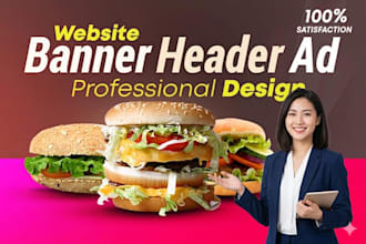 design professional website banners, shopify web banner ads