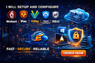 setup, configure wireguard, ipsec, v2ray vpn, openconnect server, pfsense, ikev2