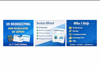 prepare bookkeeping, vat reconciliation and management accounts