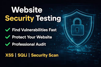 do website security testing and find vulnerabilities