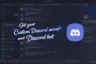 create custom discord server and discord bots