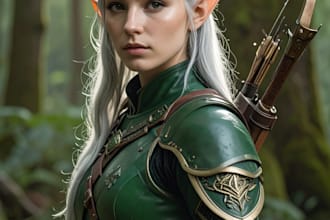 create stunning ai fantasy portrait art