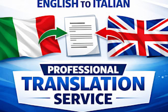 translate english to italian or italian to english