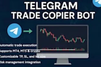 create forex trading bot ,telegram copier and signal copier eas