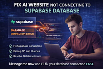 fix ai website not connecting to supabase database