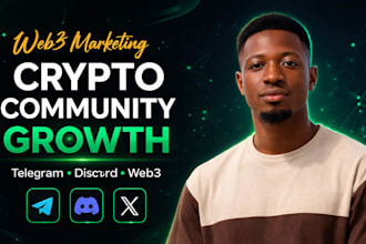 grow your crypto telegram discord and web3 community