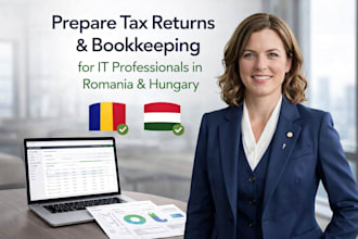 prepare tax returns and bookkeeping for IT professionals in romania, hungary