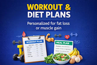 create a simple and effective workout and diet plan to loose or gain weight