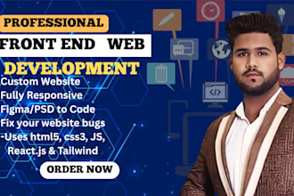 build a custom responsive react websites for your business