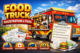 food truck registration and registration fixes