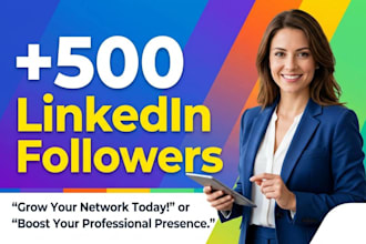 get 500 linkedin followers for professional networking