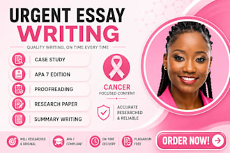 help with oncology, case studies and medical research
