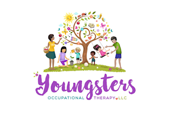 design childcare, education kids, and children logo
