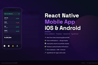 develop react native app with firebase or nodejs