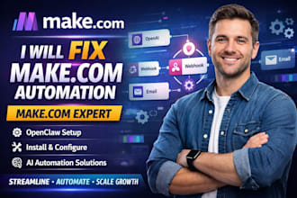 fix make com automation make com expert open claw setup install openclaw