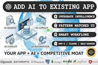 add ai to your existing app, chat, search, or automation