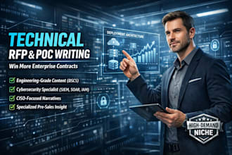 write technical cybersecurity rfps pocs and presales technical proposals
