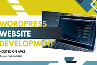 create a fast wordpress website with 5 SEO optimized pages