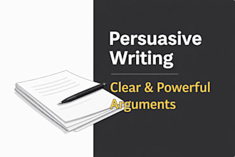write a persuasive and well structured argument on any topic