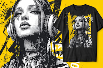 design creative and modern t shirt design