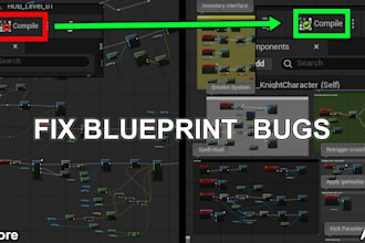 create, fix or debug any unreal engine bug fast blueprint, multiplayer, gas, ai