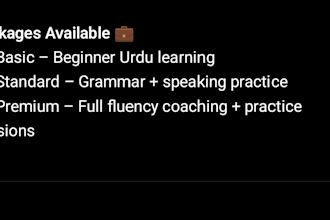 teach you urdu speaking with easy conversation practice