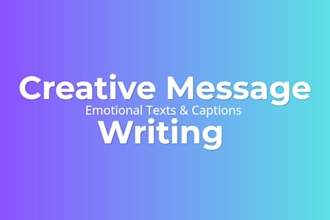 creative messages and texts that grab attention