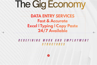 do data entry, copy paste, typing and excel work