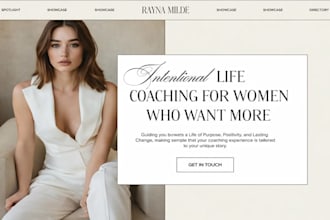 design coaching website life coaching career consultant speaker trainer website