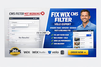 fix wix velo code wix dynamic page wix studio cms framer cms filter webflow cms