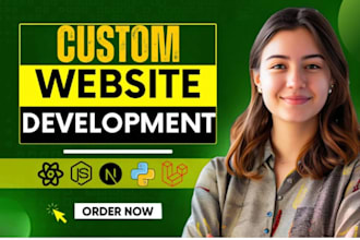 build full stack website in php laravel , python css django website