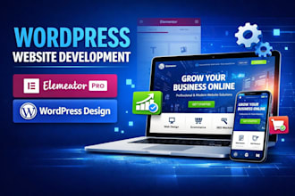 wordpress website development wordpress elementor pro wordpress design
