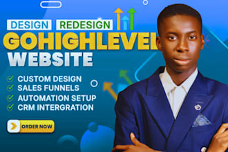 build gohighlevel sales funnels, ghl websites and email SMS automation