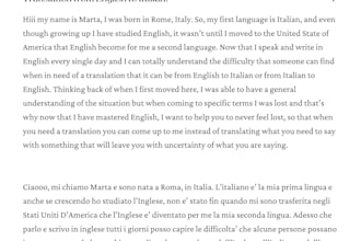 translate english to italian manually and fast