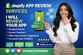 do shopify app review web review QA app testing with text analyze