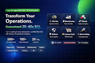 transform your business with lean six sigma and 50x ROI boost