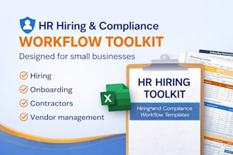 create an HR onboarding and hiring workflow system for your small business