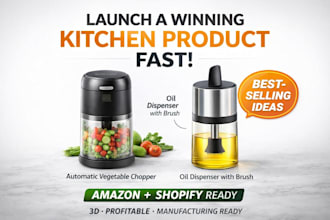 help you design unique kitchen gadget, smart kitchen product concept for amazon