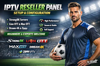 setup resellers panel strong8k,lion ott,mega ott,dream 4k,trex