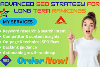 provide advanced search atlas seo strategy for long term ranking