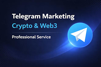 do telegram marketing for crypto nft and web3 project